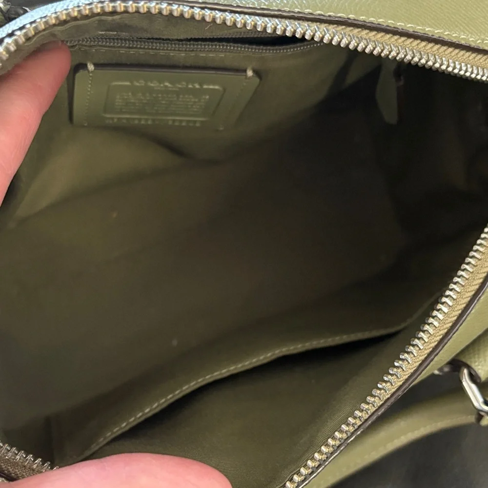 Coach Sage Green Leather Purse - Picture 6 of 6